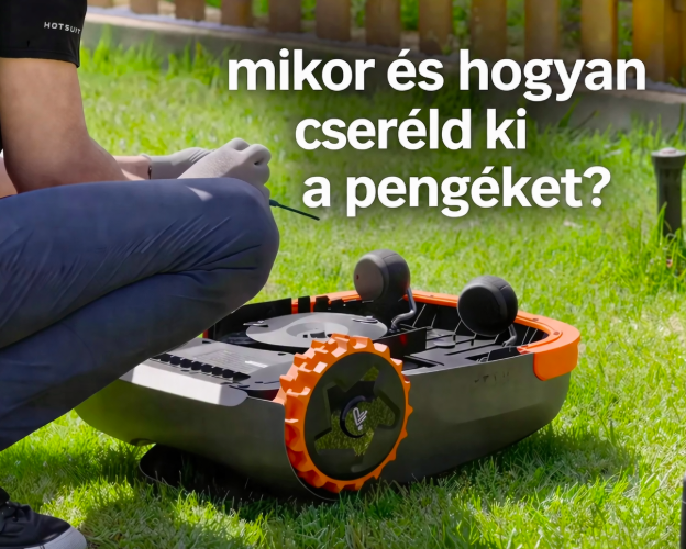 Robotfűnyíró kés csere: mikor és hogyan cseréld ki a pengéket? Előnézeti kép
