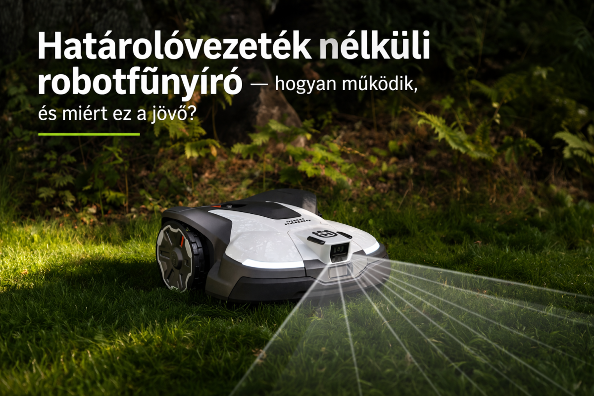 Határoló vezeték nélküli robotfűnyíró  hogyan működik, és miért ez a jövő? Husqvarna és Segway Navimow útmutató Előnézeti kép