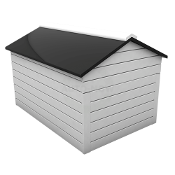 My Robot Home robotfűnyíró ház garázs automata ajtóval fehér 5.Kép