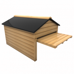 My Robot Home robotfűnyíró ház garázs automata ajtóval fehér 10.Kép