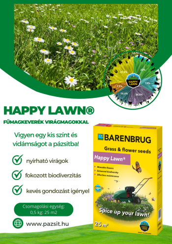 Happylawn fűmag virágmagokkal 2.Kép